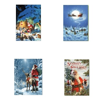 Santa Holiday Cards